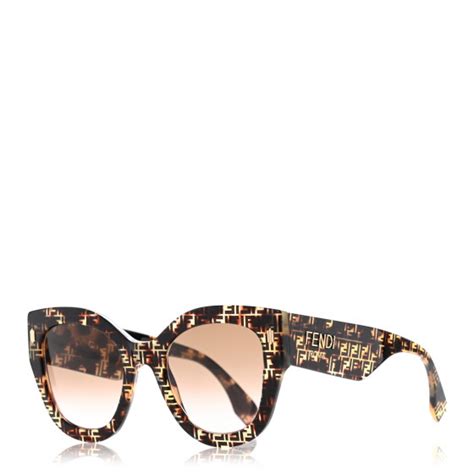 fendi ff 0435/s|FENDI Acetate FF 53mm Sunglasses 0435/S Tortoise.